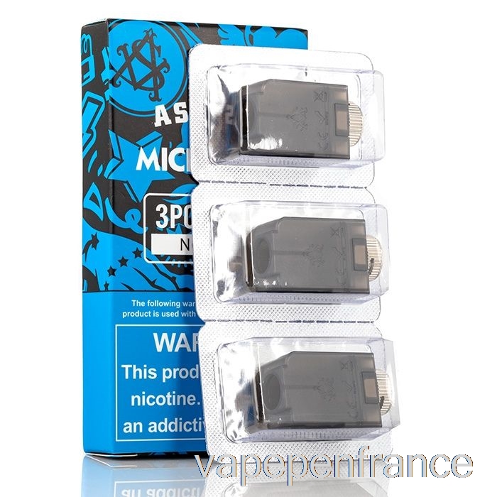Asvape Micro Remplacement Pods Micro Pods (bobines Non Incluses) Stylo Vape